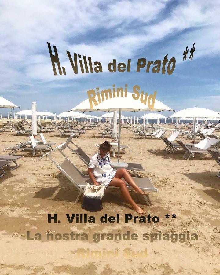 Hotel Villa Del Prato Cucina Romagnola E Possibilita Pacchetto Spiaggia Bellariva Di Rimini Exterior photo